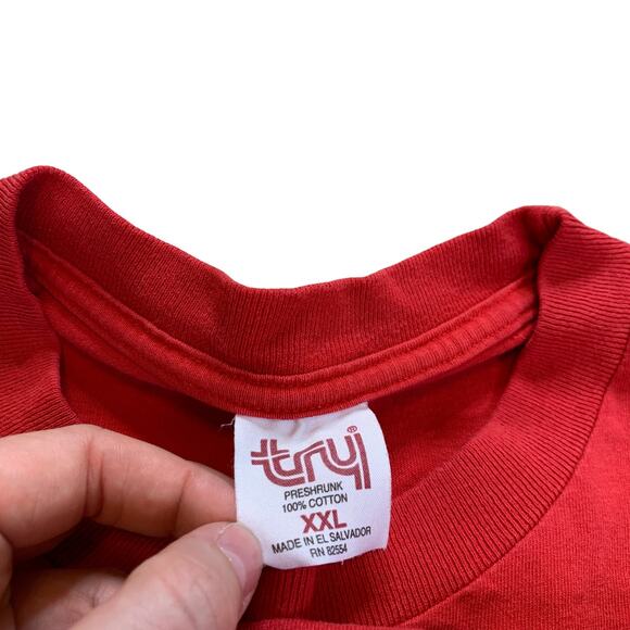 Vintage Detroit Red Wings Hockey 90s Graphic Tee Shirt XXL - Picture 5 of 6